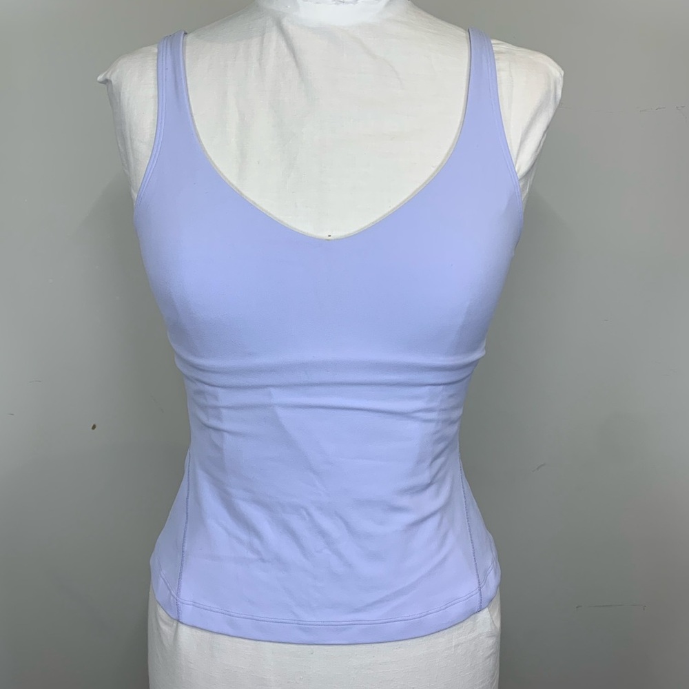 Lululemon Light Purple V-Neck Tank Top